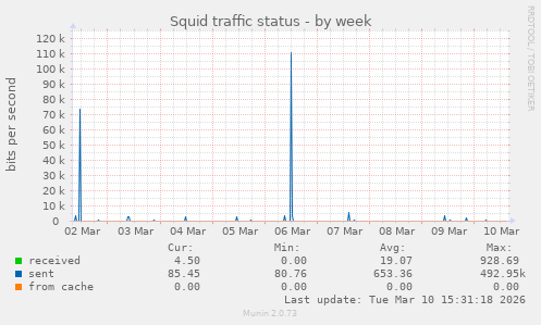 Squid traffic status